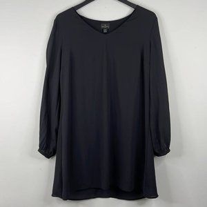 Worthington Black Shift Dress Size: PL